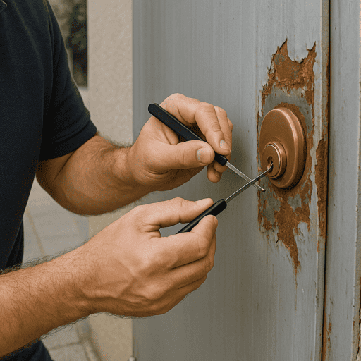 Apertura de puertas sin romper en Lena Cerrajeros profesionales y de confianza en Lena